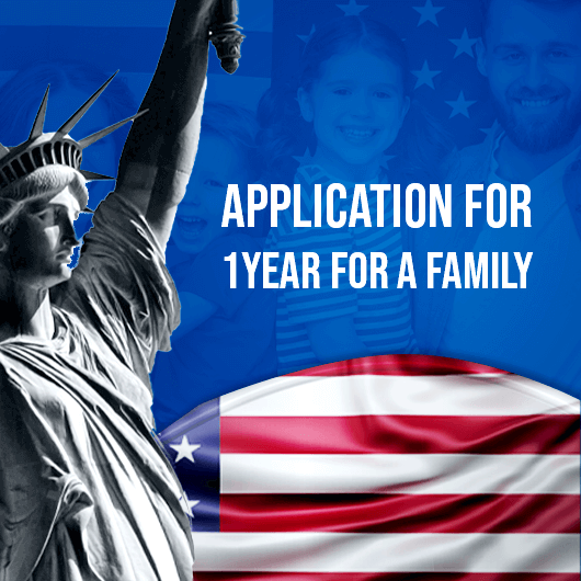 Application for 1year for a family RE